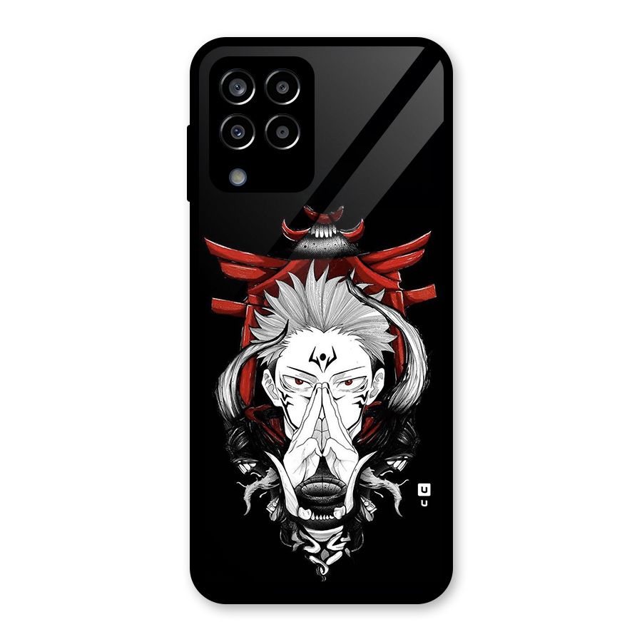 Demon King Sukuna Glass Back Case for Galaxy M33