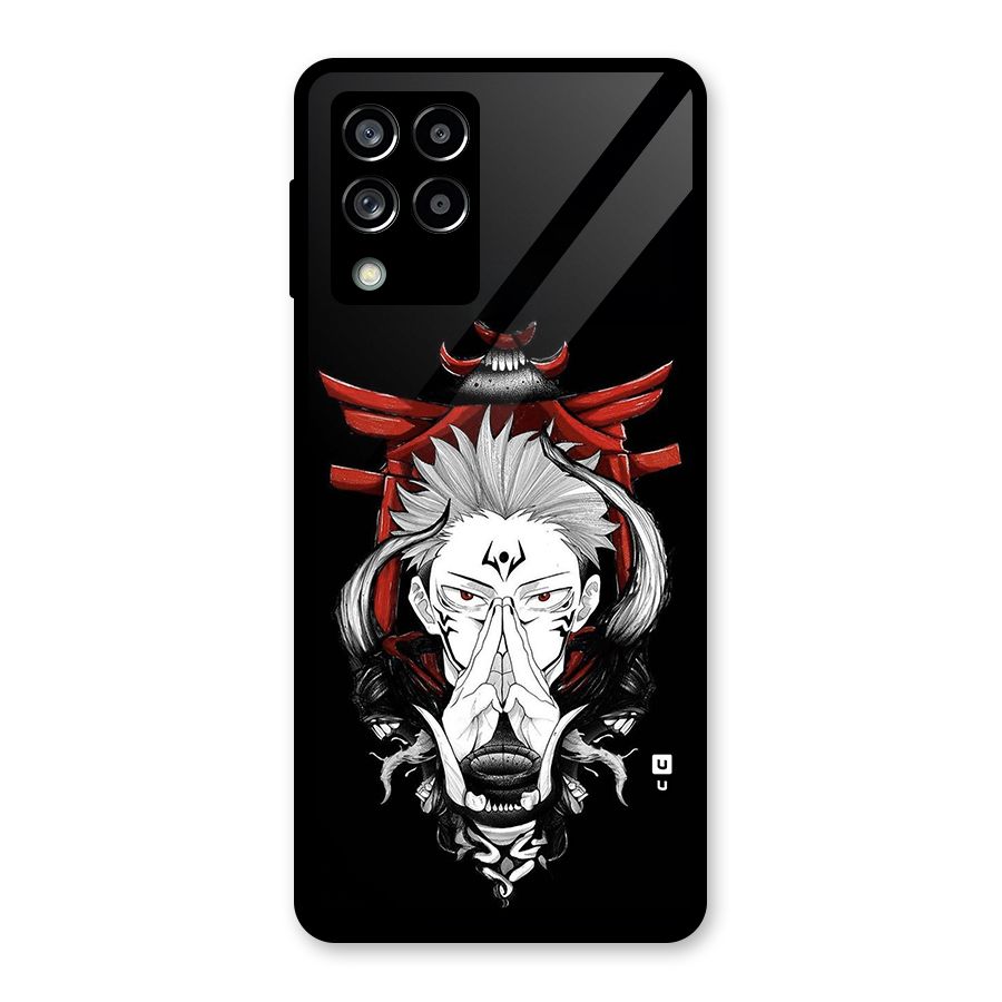 Demon King Sukuna Glass Back Case for Galaxy M53 5G