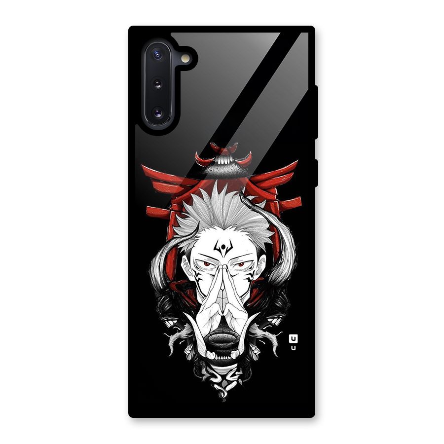 Demon King Sukuna Glass Back Case for Galaxy Note 10