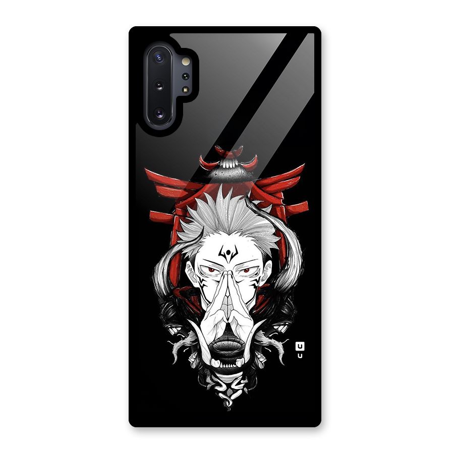 Demon King Sukuna Glass Back Case for Galaxy Note 10 Plus