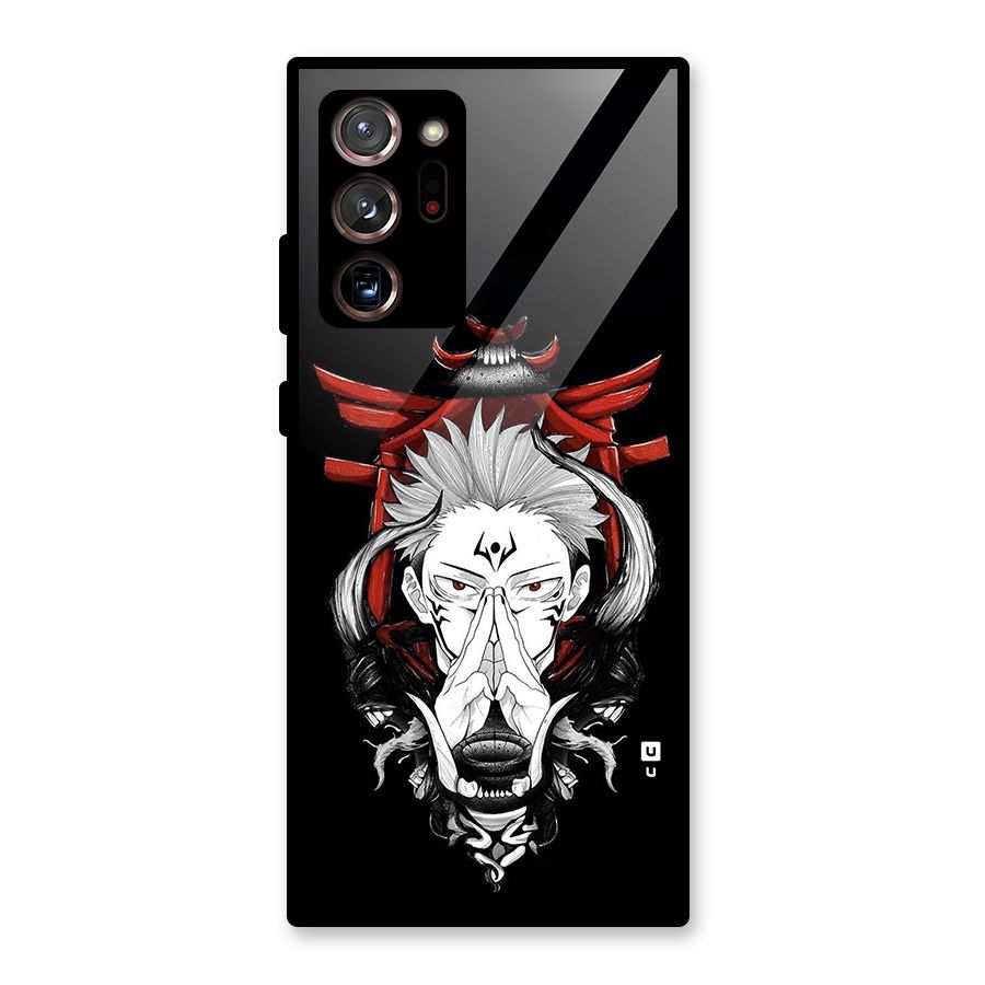 Demon King Sukuna Glass Back Case for Galaxy Note 20 Ultra