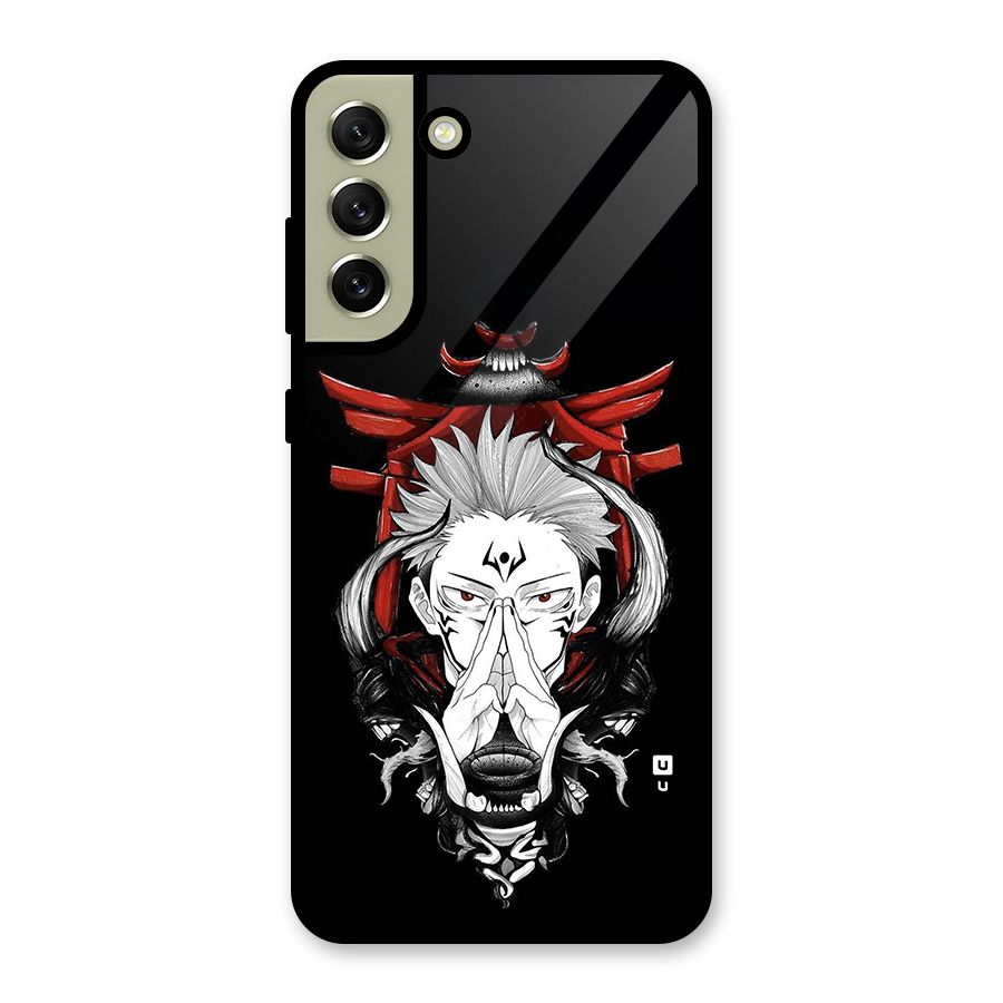 Demon King Sukuna Glass Back Case for Galaxy S21 FE 5G