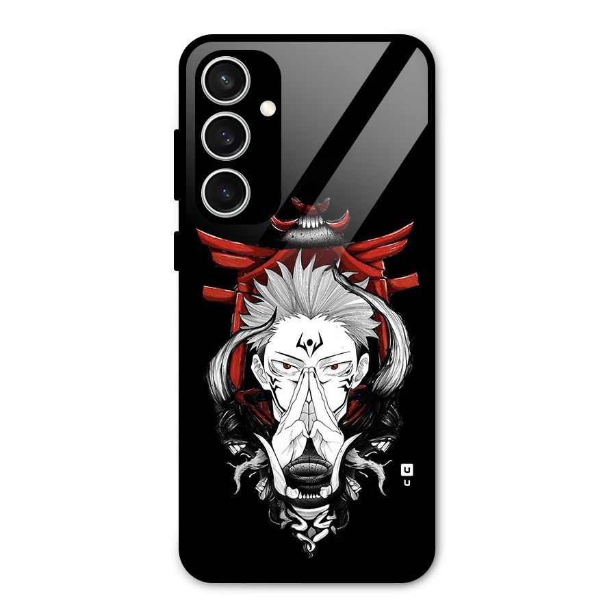 Demon King Sukuna Glass Back Case for Galaxy S23 FE