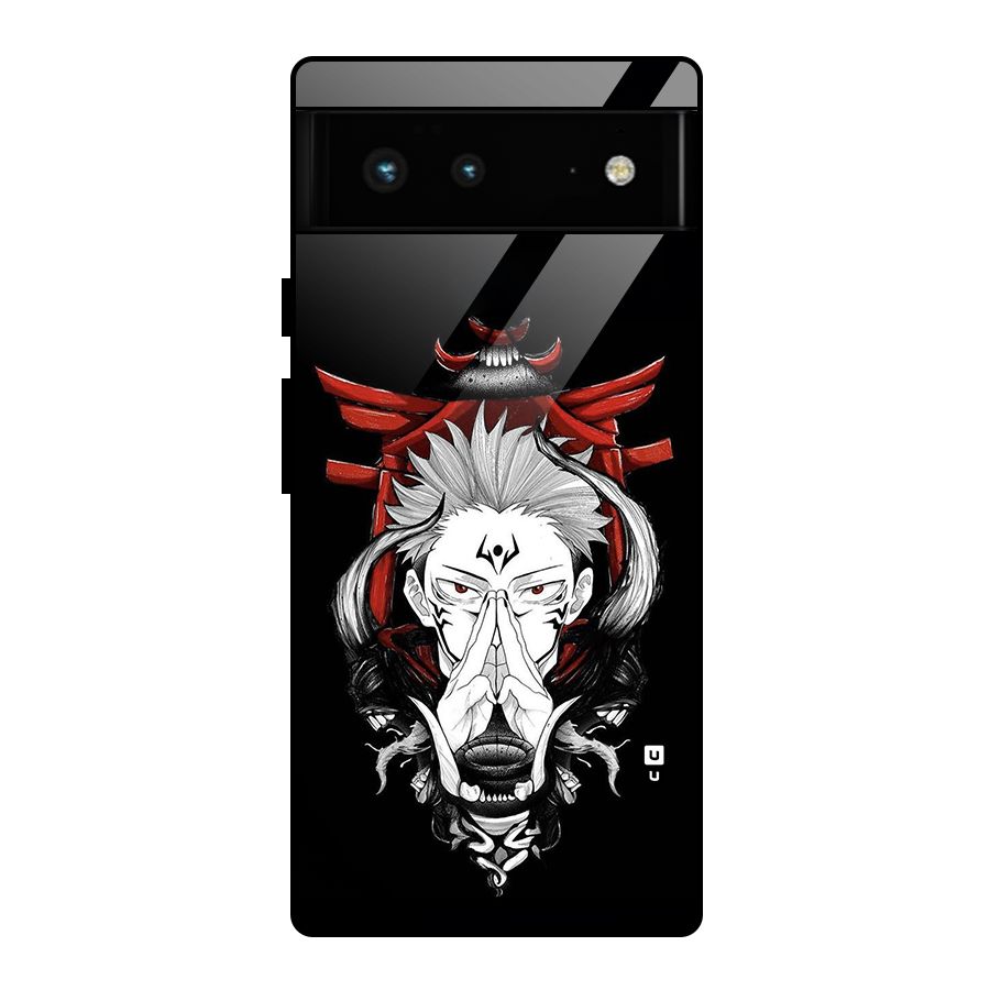 Demon King Sukuna Glass Back Case for Google Pixel 6