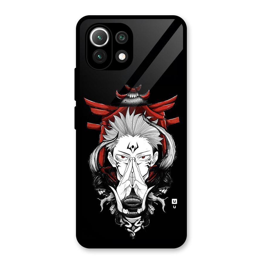 Demon King Sukuna Glass Back Case for Mi 11 Lite NE 5G