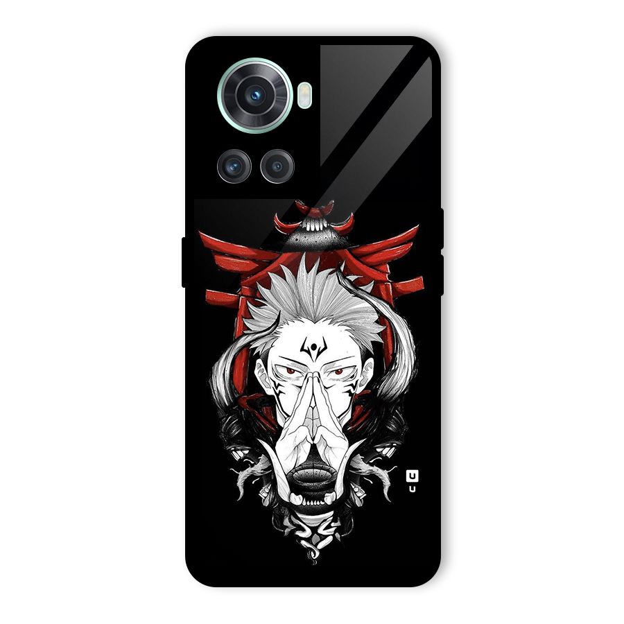 Demon King Sukuna Glass Back Case for OnePlus 10R