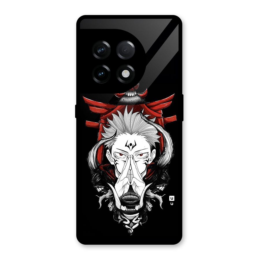 Demon King Sukuna Glass Back Case for OnePlus 11R