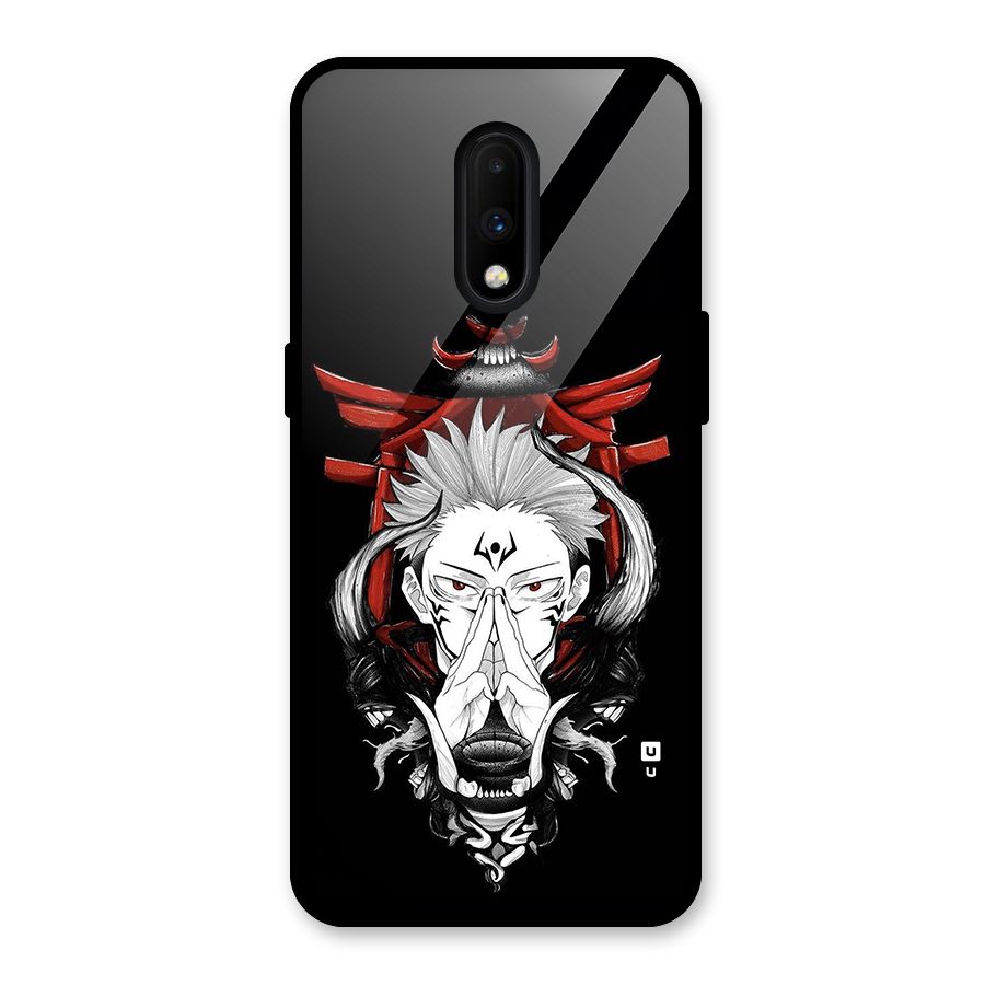 Demon King Sukuna Glass Back Case for OnePlus 7