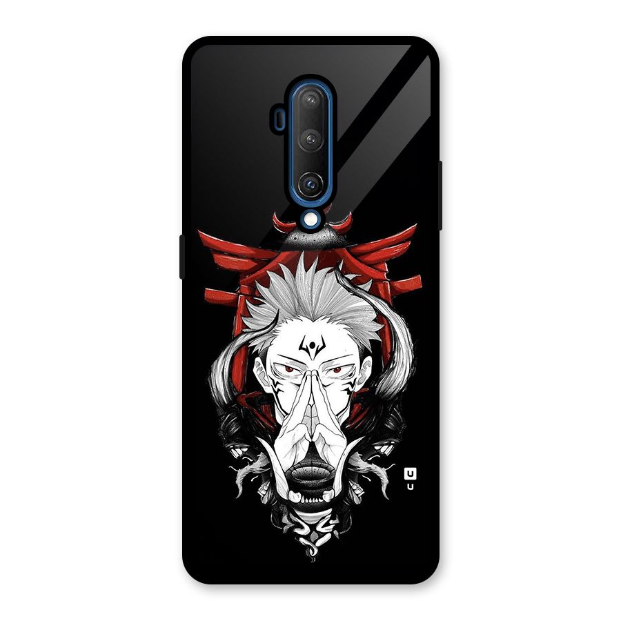 Demon King Sukuna Glass Back Case for OnePlus 7T Pro