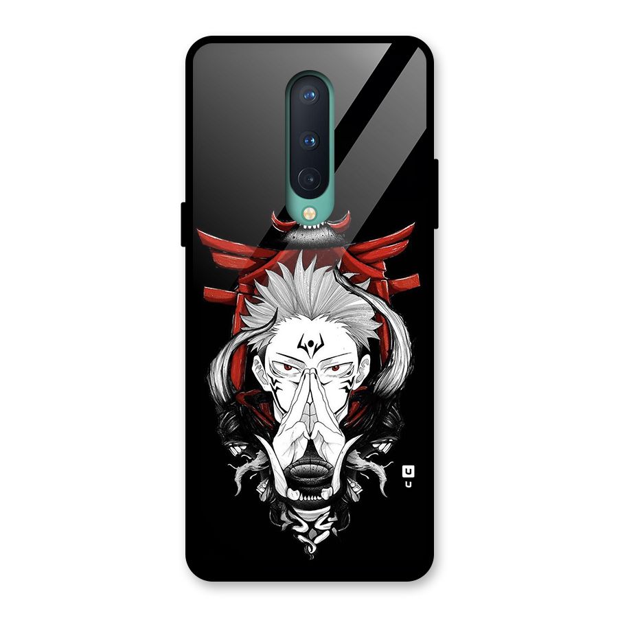 Demon King Sukuna Glass Back Case for OnePlus 8