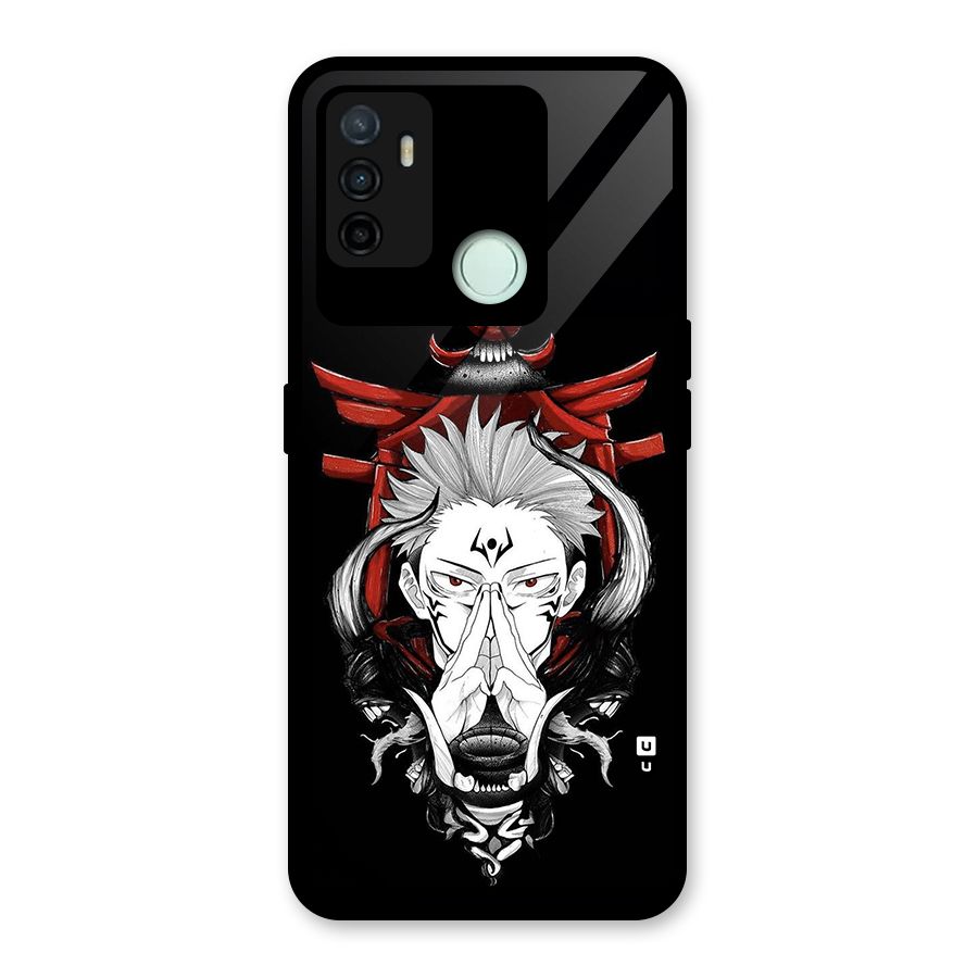 Demon King Sukuna Glass Back Case for Oppo A53
