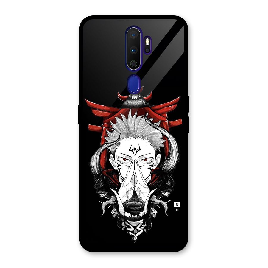 Demon King Sukuna Glass Back Case for Oppo A9 (2020)