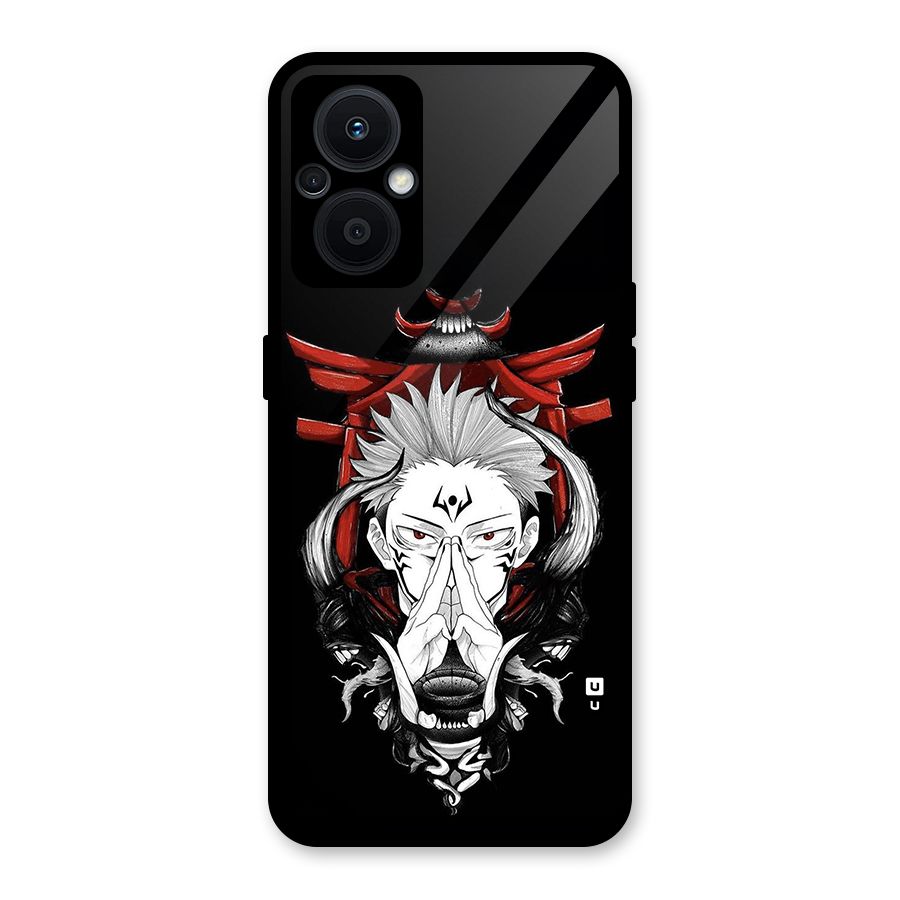 Demon King Sukuna Glass Back Case for Oppo F21s Pro 5G