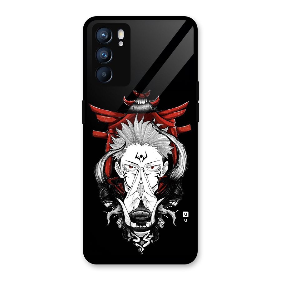 Demon King Sukuna Glass Back Case for Oppo Reno6 5G