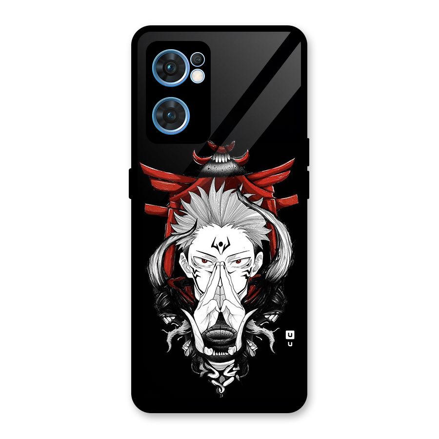 Demon King Sukuna Glass Back Case for Oppo Reno7 5G