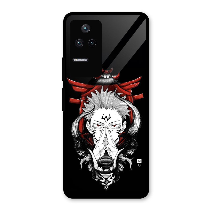 Demon King Sukuna Glass Back Case for Poco F4 5G