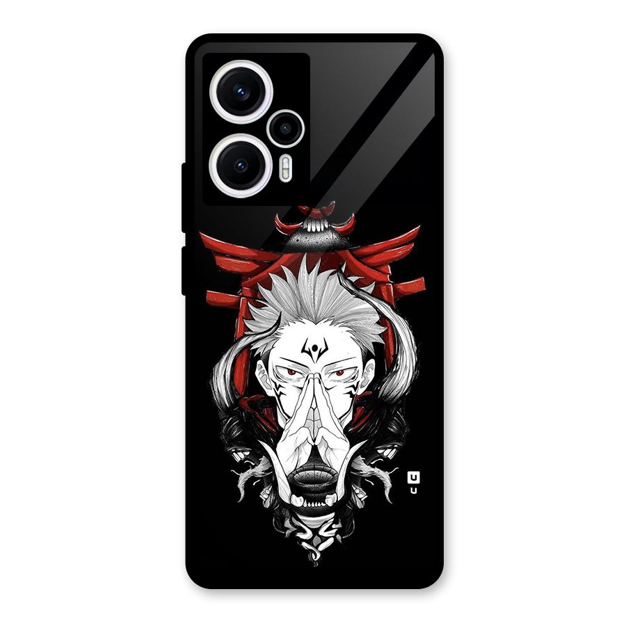 Demon King Sukuna Glass Back Case for Poco F5