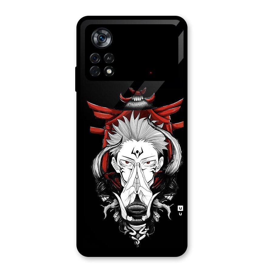 Demon King Sukuna Glass Back Case for Poco X4 Pro 5G