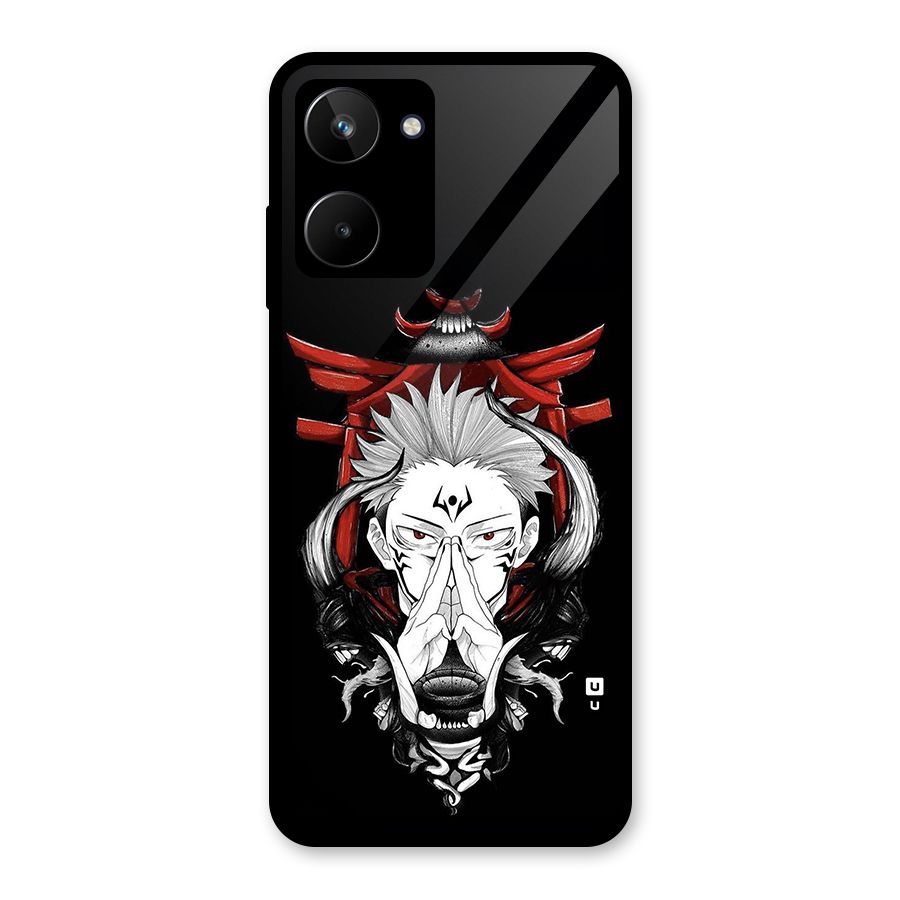 Demon King Sukuna Glass Back Case for Realme 10