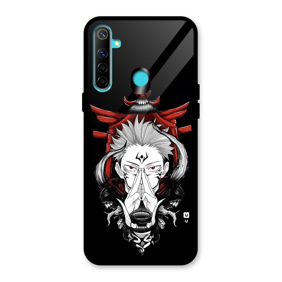 Demon King Sukuna Glass Back Case for Realme 5i