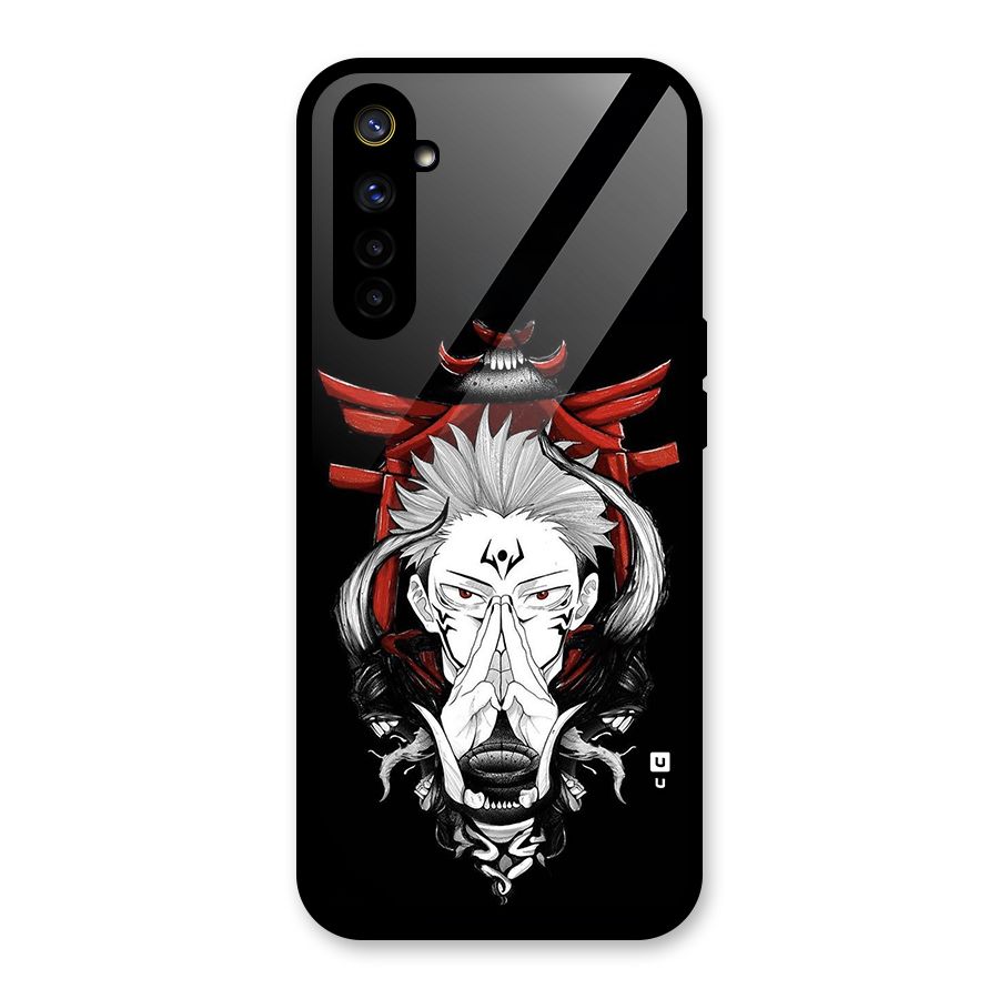 Demon King Sukuna Glass Back Case for Realme 6
