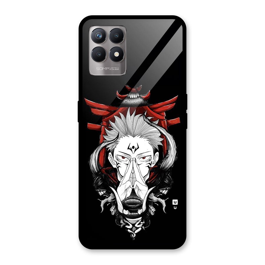Demon King Sukuna Glass Back Case for Realme 8i