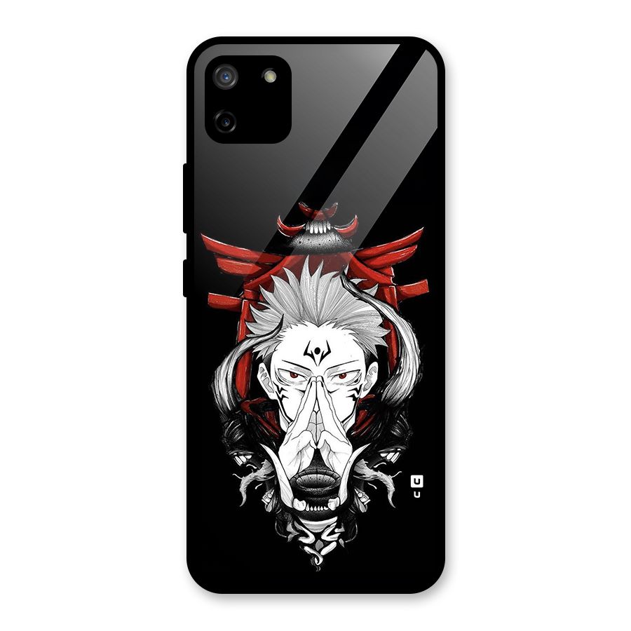 Demon King Sukuna Glass Back Case for Realme C11
