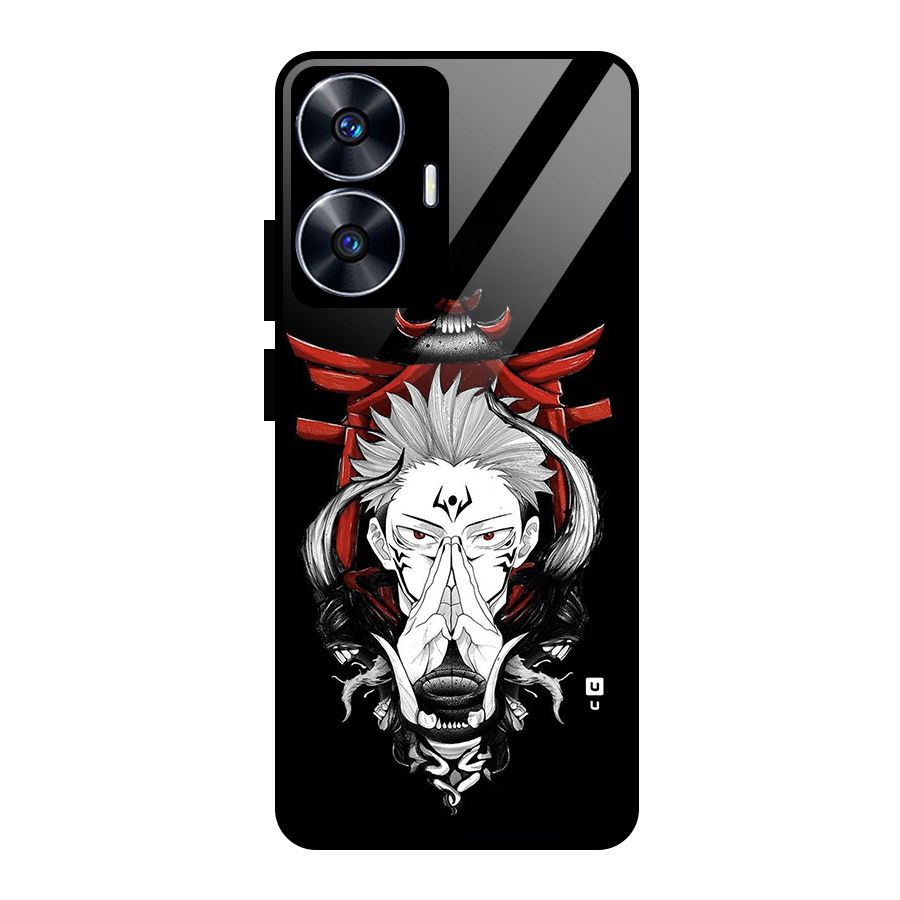 Demon King Sukuna Glass Back Case for Realme Narzo N55