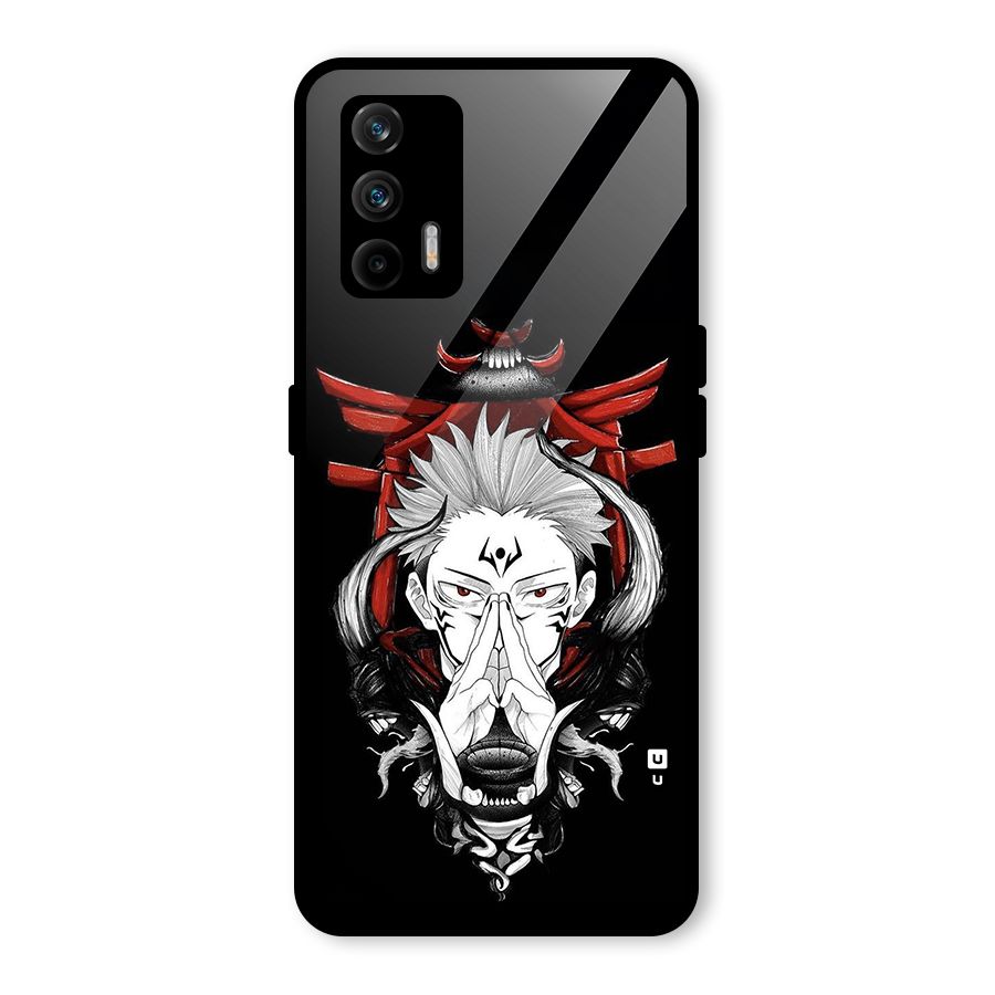Demon King Sukuna Glass Back Case for Realme X7 Max