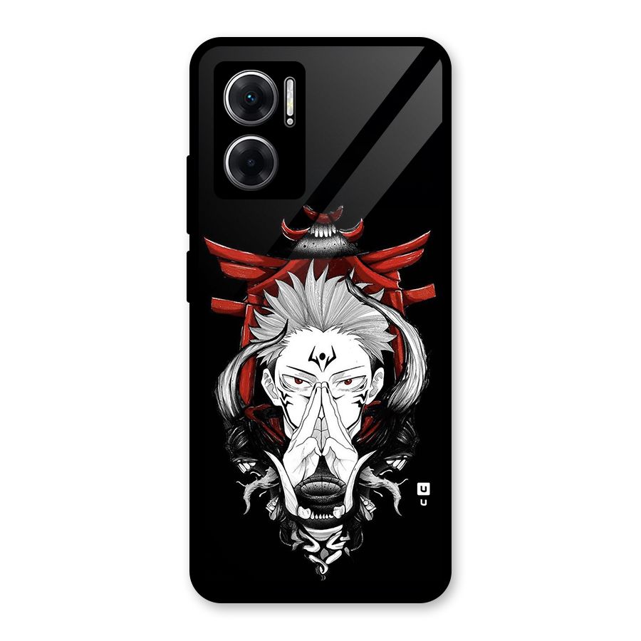 Demon King Sukuna Glass Back Case for Redmi 11 Prime 5G