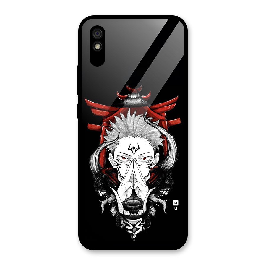 Demon King Sukuna Glass Back Case for Redmi 9i