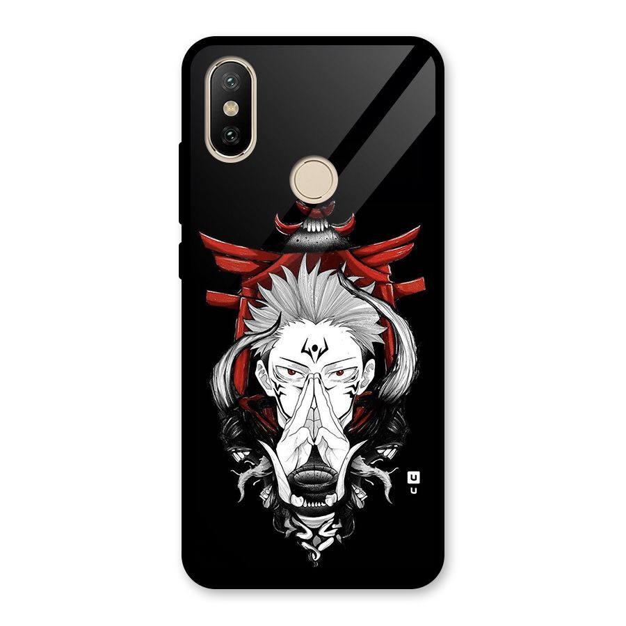 Demon King Sukuna Glass Back Case for Redmi A1