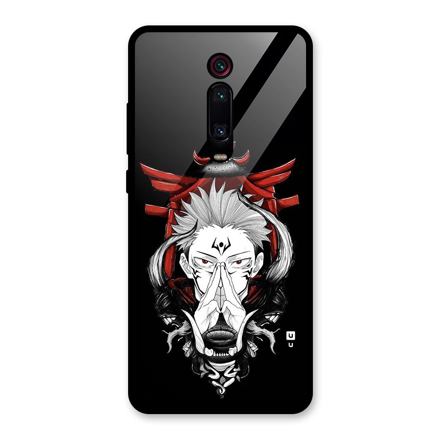 Demon King Sukuna Glass Back Case for Redmi K20