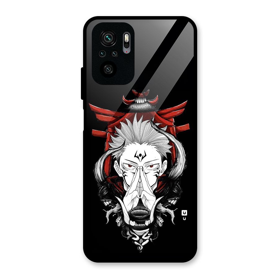 Demon King Sukuna Glass Back Case for Redmi Note 11 SE