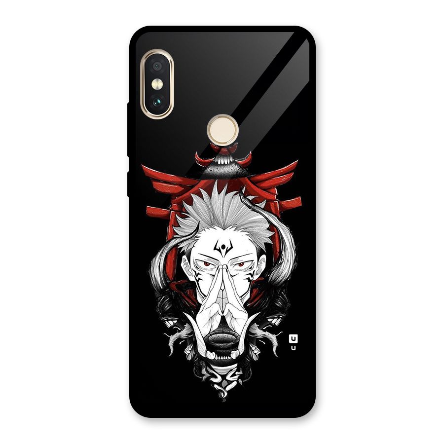 Demon King Sukuna Glass Back Case for Redmi Note 5 Pro