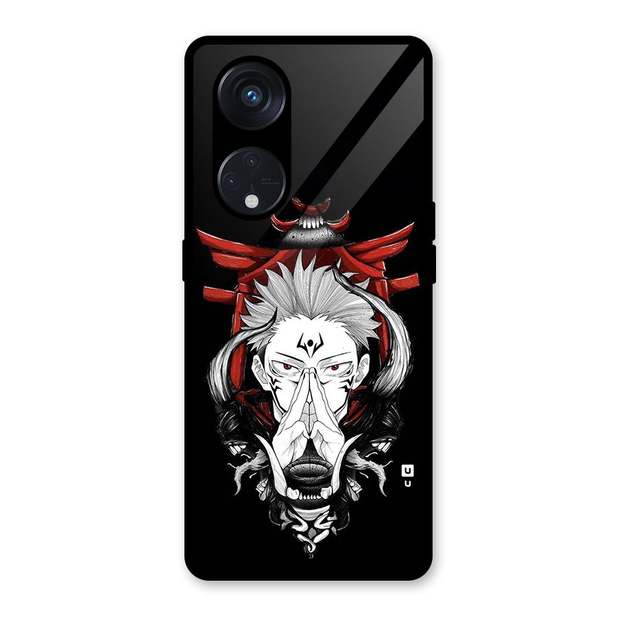 Demon King Sukuna Glass Back Case for Reno8 T 5G