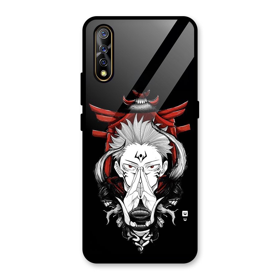 Demon King Sukuna Glass Back Case for Vivo S1