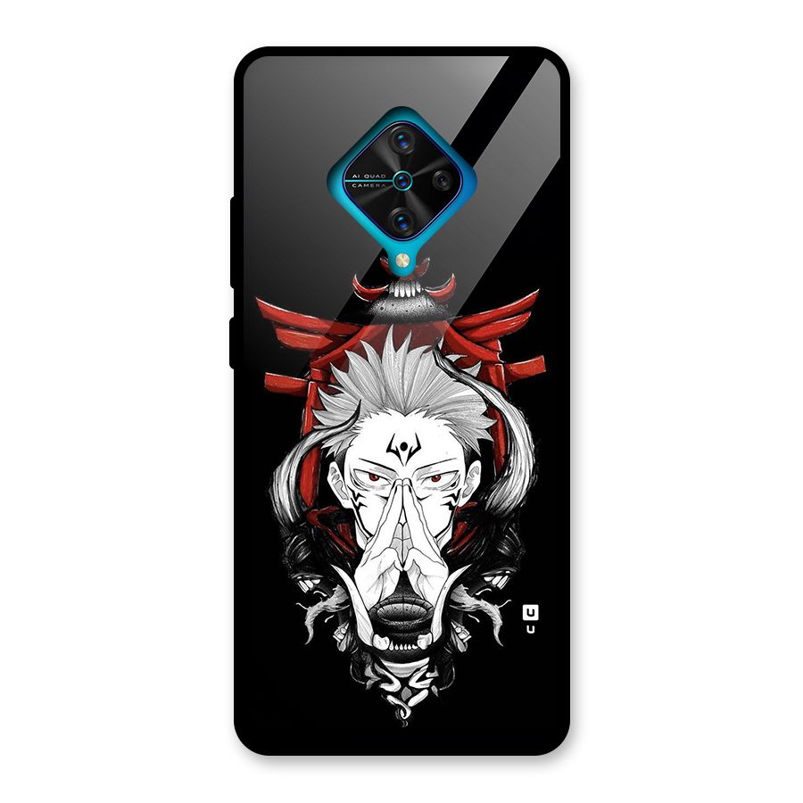 Demon King Sukuna Glass Back Case for Vivo S1 Pro