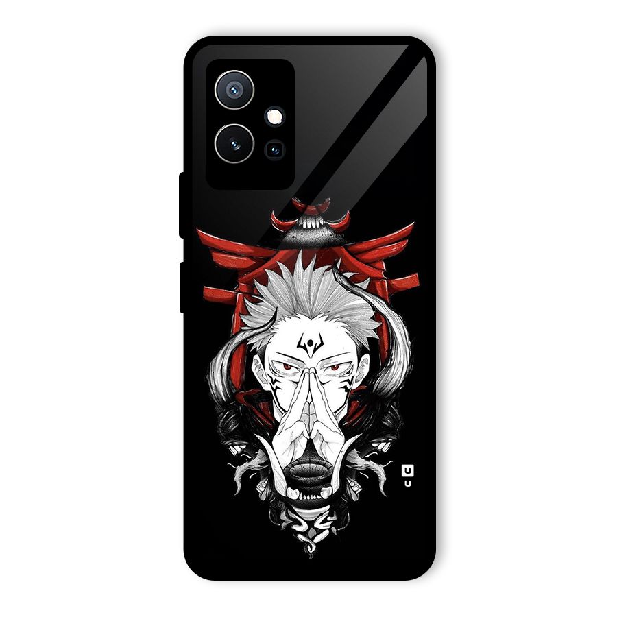 Demon King Sukuna Glass Back Case for Vivo T1 5G