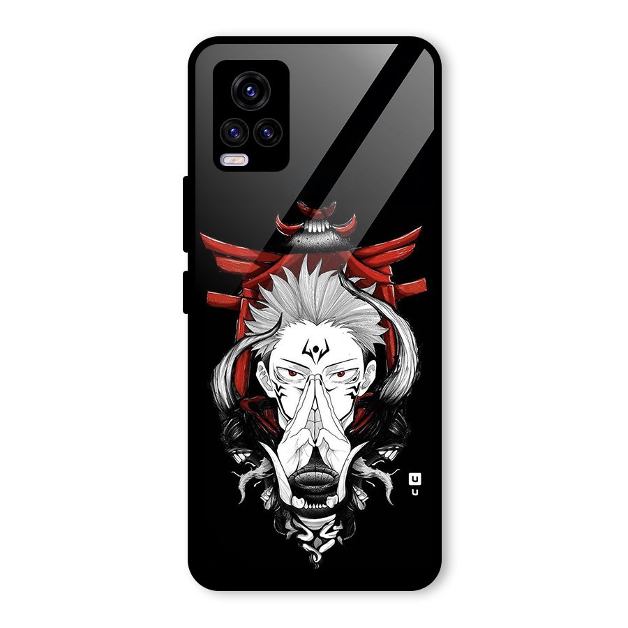 Demon King Sukuna Glass Back Case for Vivo V20 2021