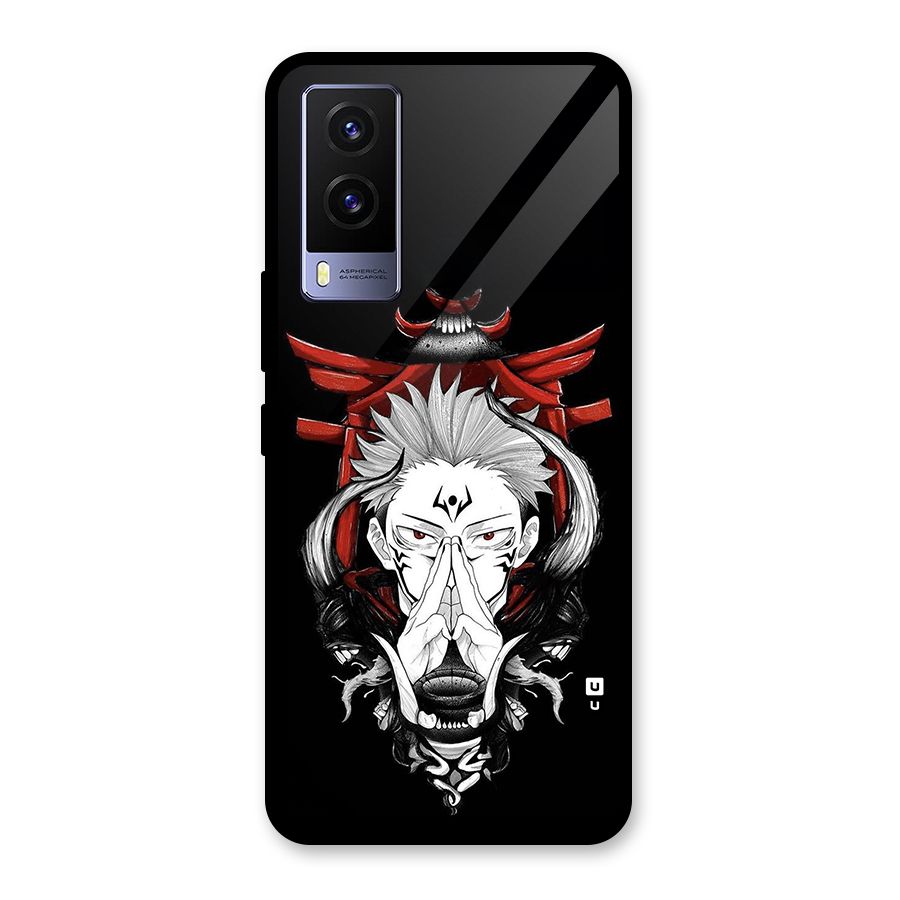 Demon King Sukuna Glass Back Case for Vivo V21e 5G