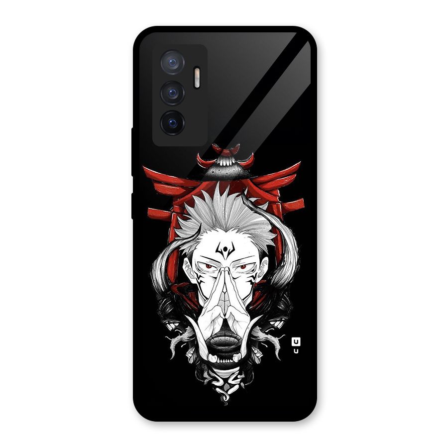 Demon King Sukuna Glass Back Case for Vivo V23e