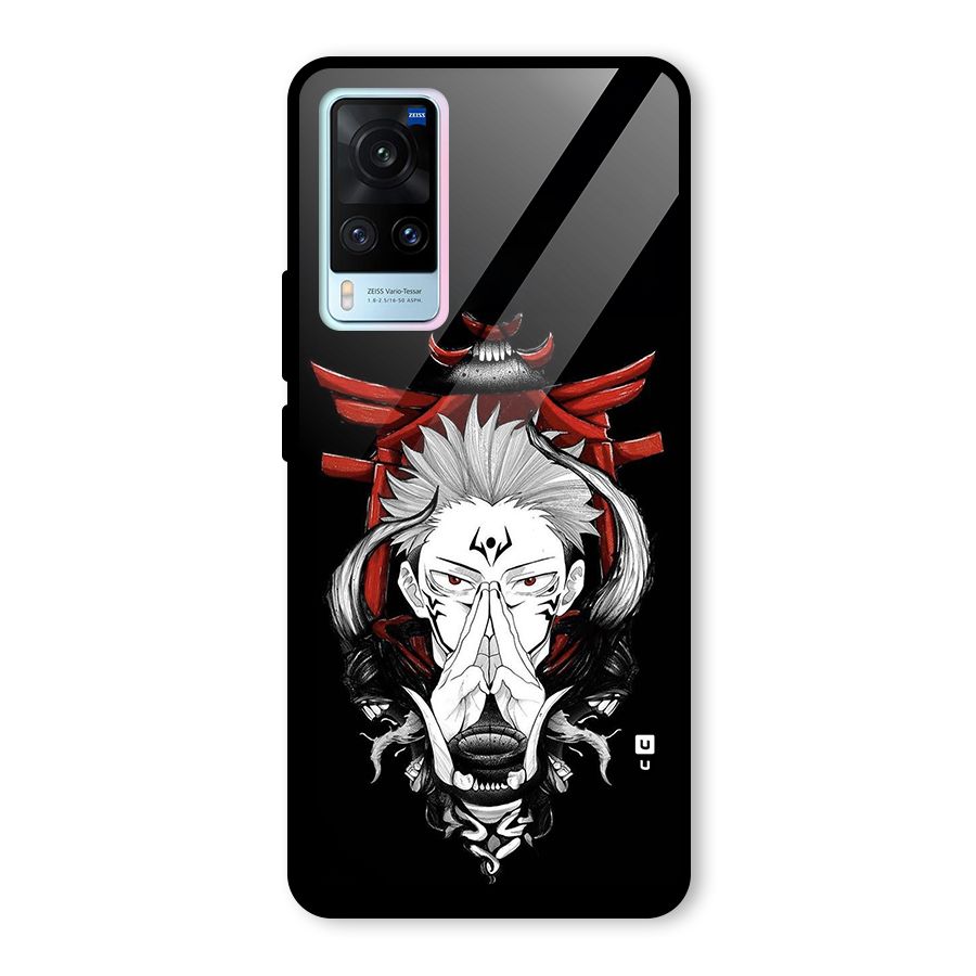 Demon King Sukuna Glass Back Case for Vivo X60