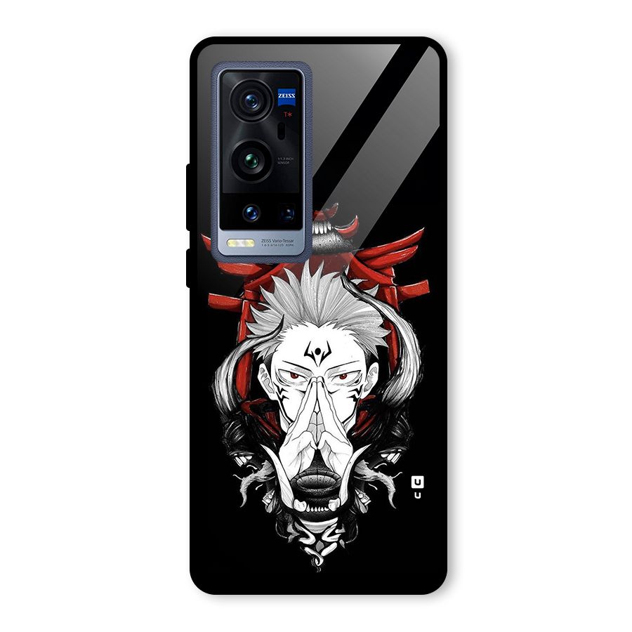 Demon King Sukuna Glass Back Case for Vivo X60 Pro Plus