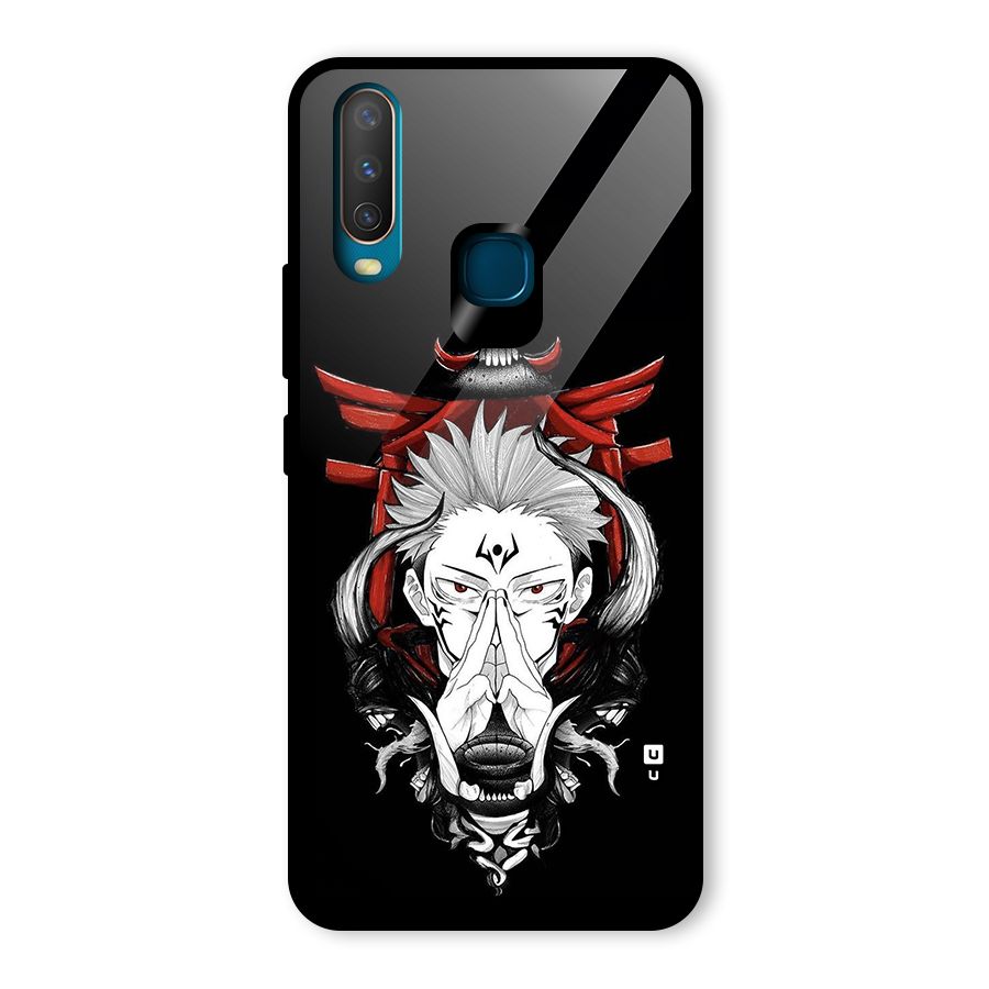 Demon King Sukuna Glass Back Case for Vivo Y17