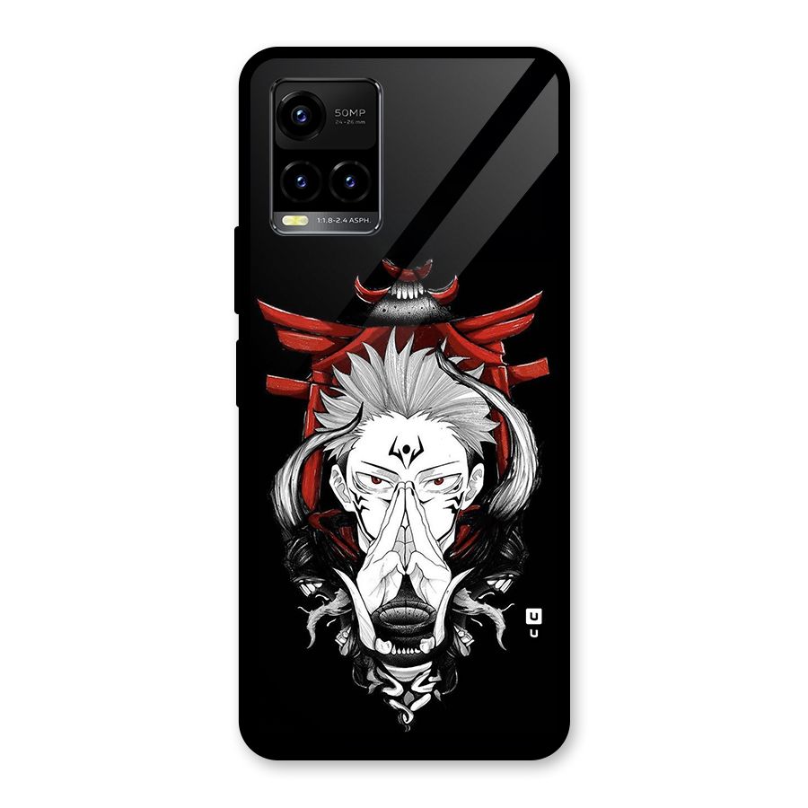 Demon King Sukuna Glass Back Case for Vivo Y21A