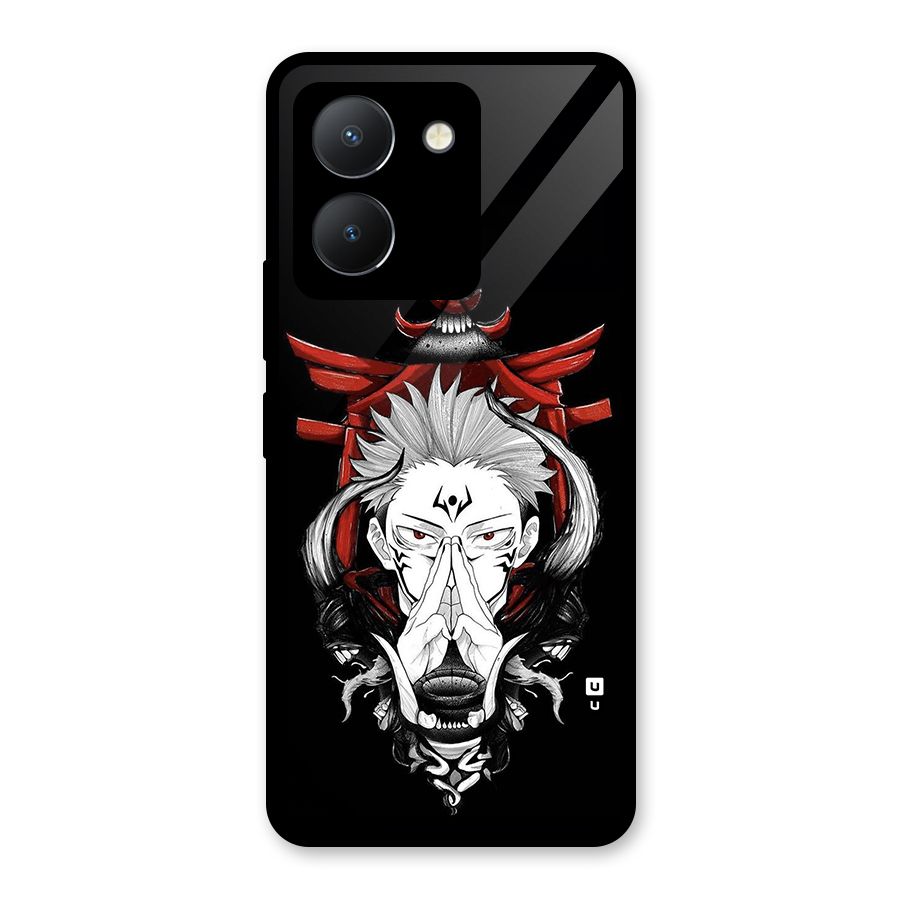 Demon King Sukuna Glass Back Case for Vivo Y36