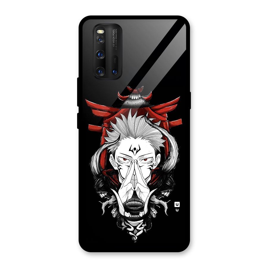 Demon King Sukuna Glass Back Case for Vivo iQOO 3