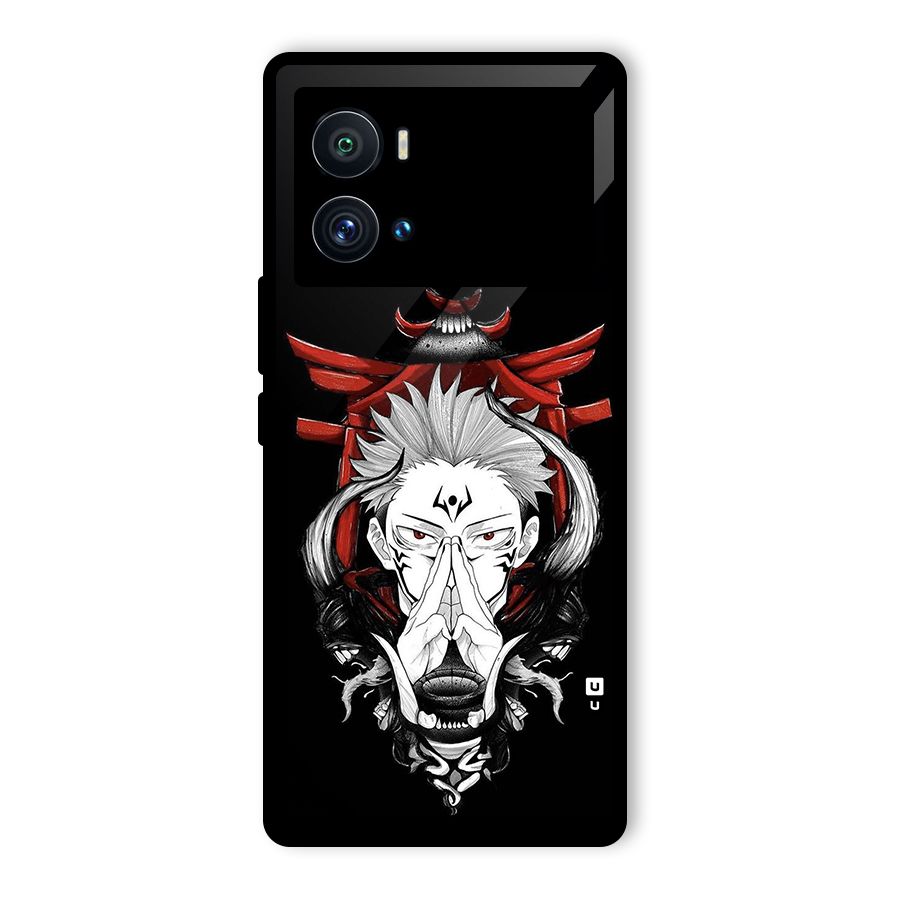 Demon King Sukuna Glass Back Case for Vivo iQOO 9 Pro