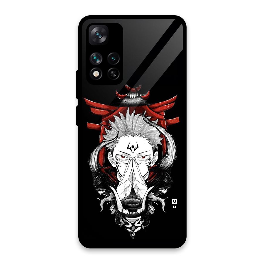 Demon King Sukuna Glass Back Case for Xiaomi 11i HyperCharge 5G